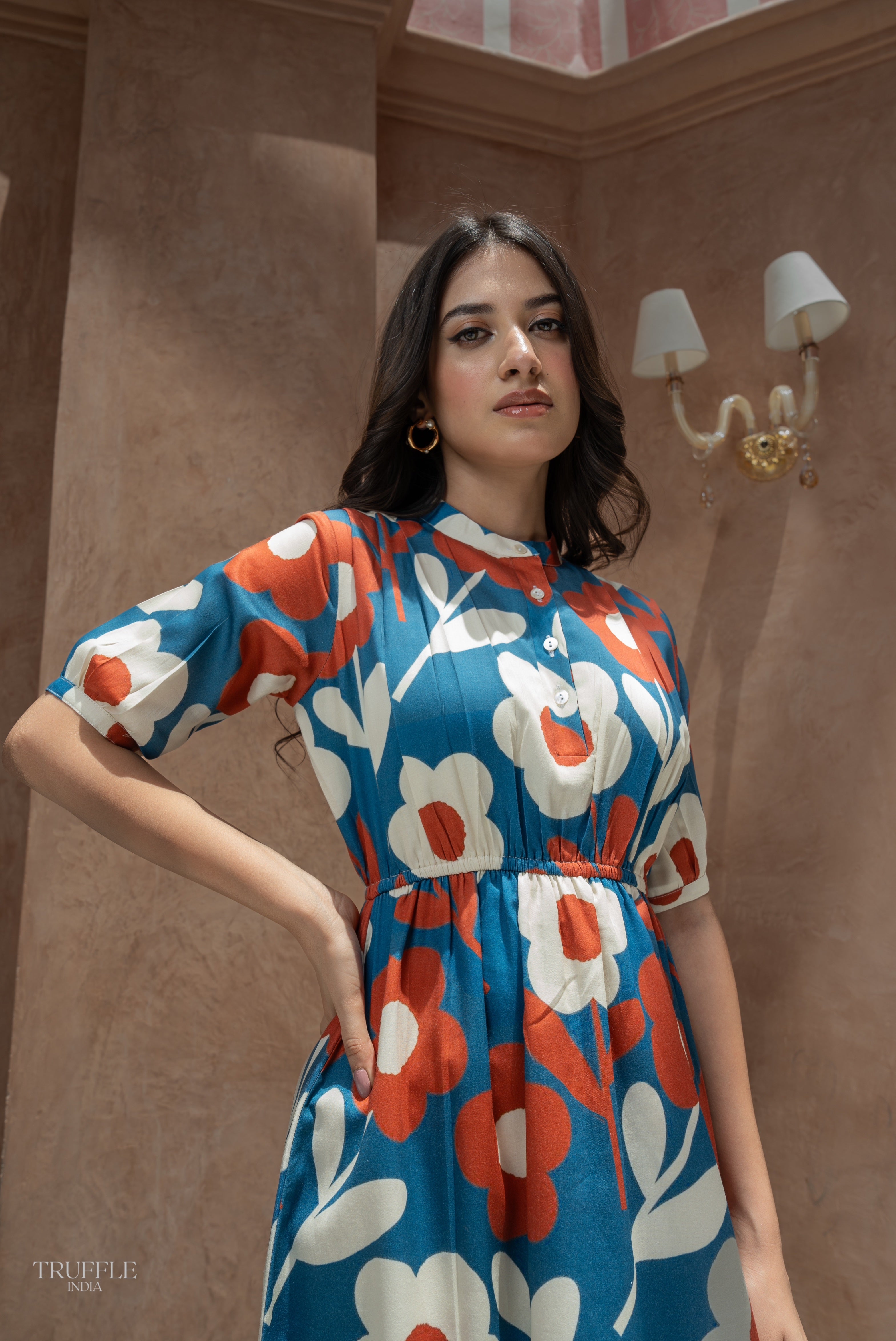 Poppy Dress Truffle India