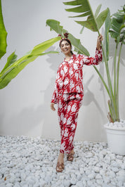 RED EMPRESS PYJAMA SET