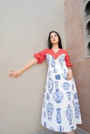 Blue Pottery Dress