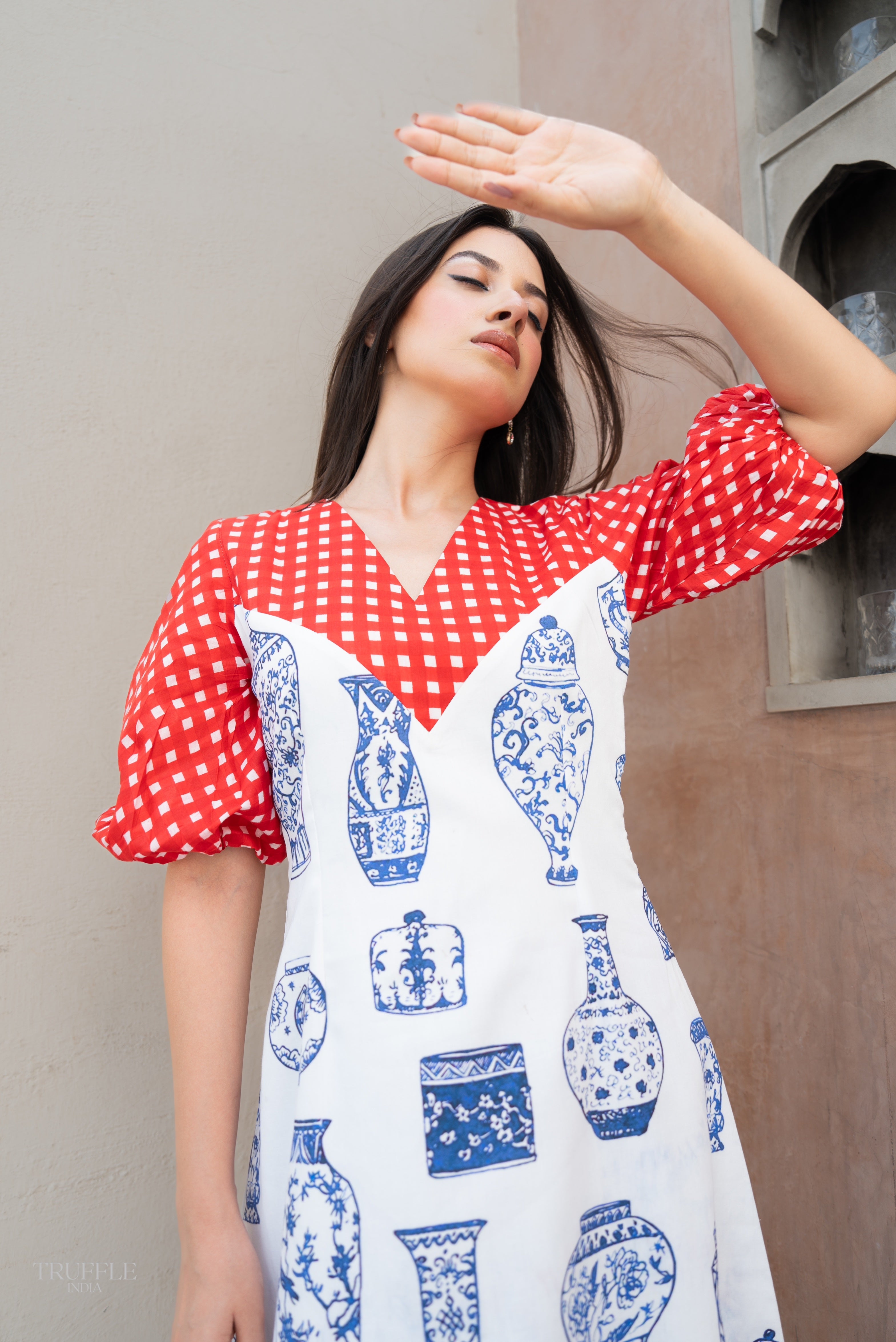 Blue Pottery Dress