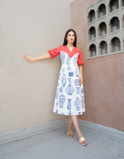 Blue Pottery Dress