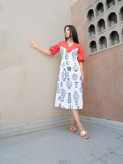 Blue Pottery Dress