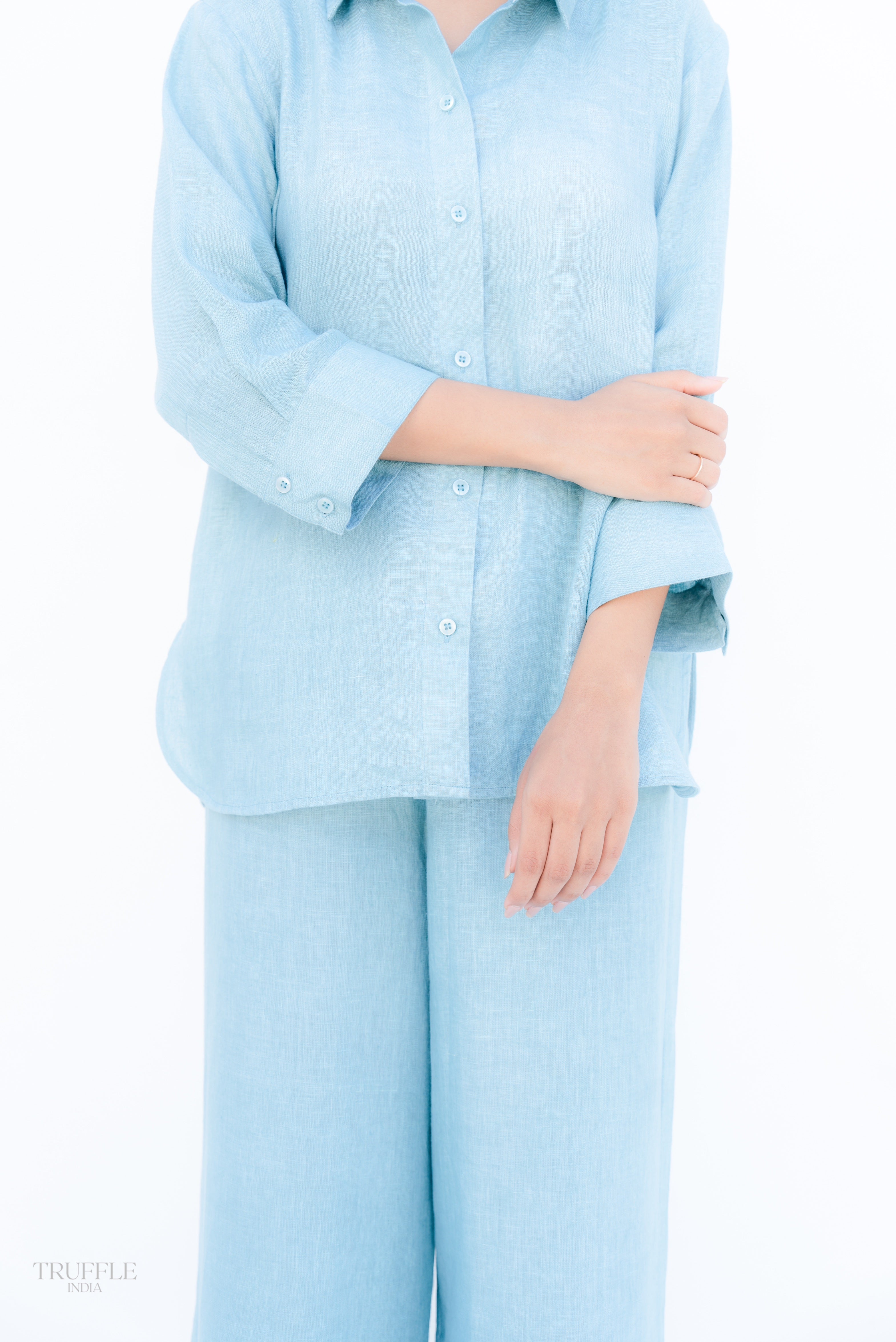 BLUEBERRY LINEN CO-ORD