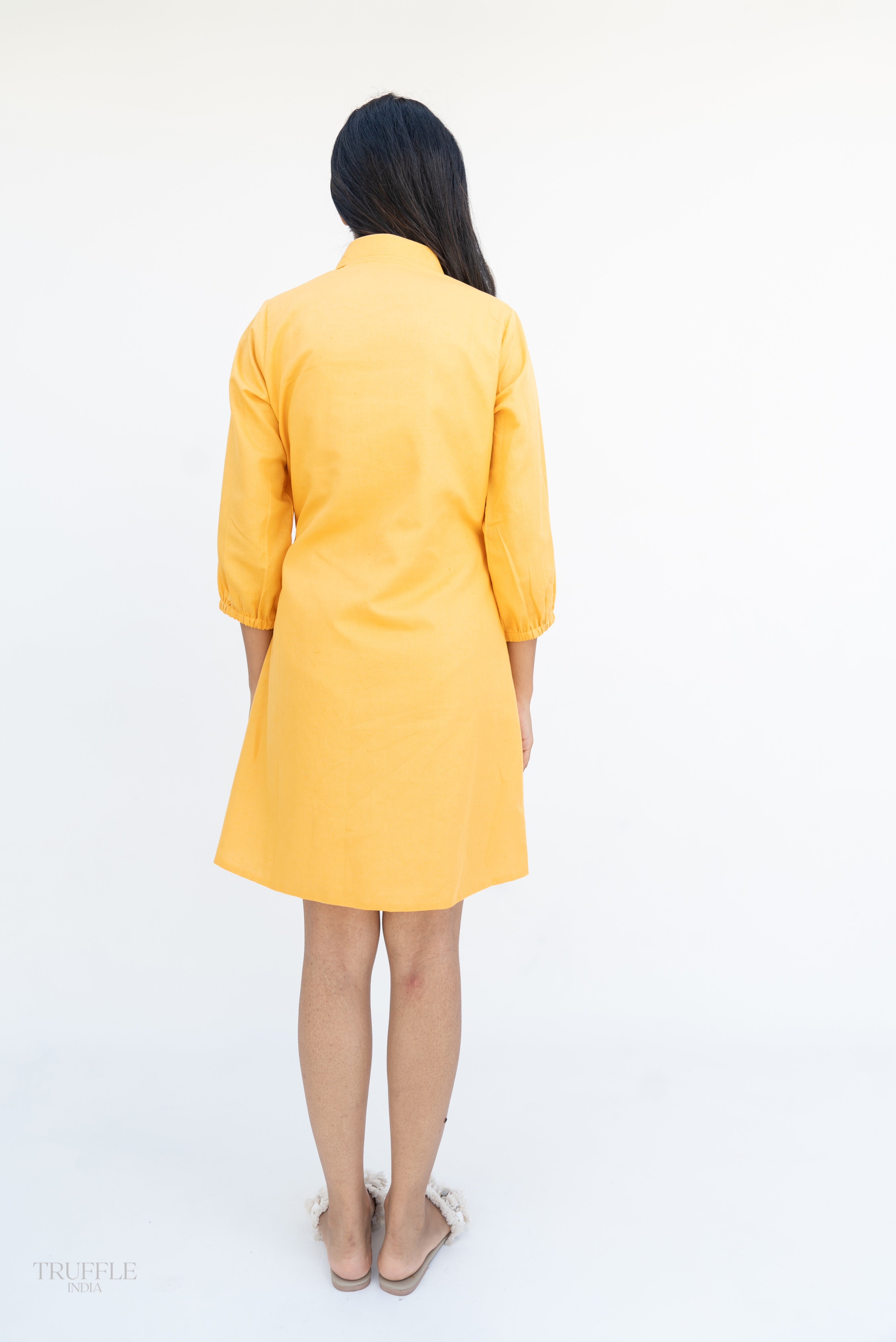 SUNSET LINEN SHIRT DRESS