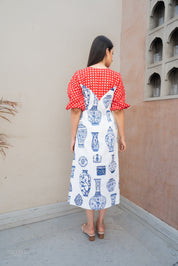 Blue Pottery Dress